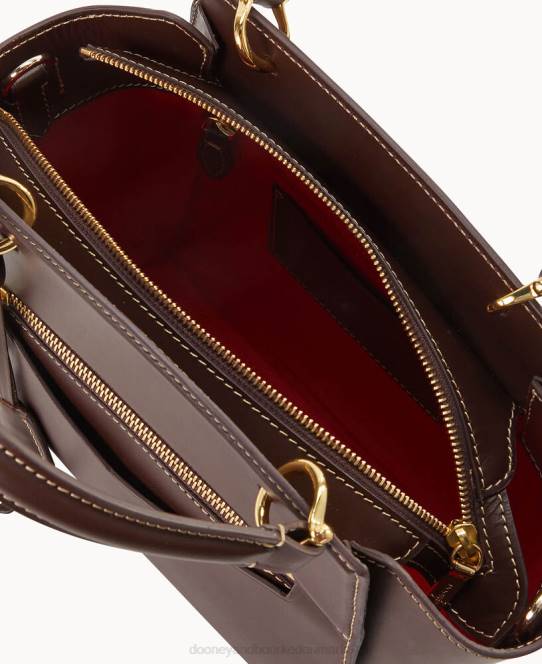 Dooney & Bourke alt lille callista JV0J730 poser chokolade