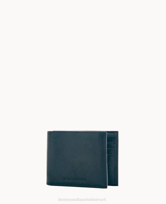 Dooney & Bourke florentinsk billfold med togpas JV0J4246 poser sort
