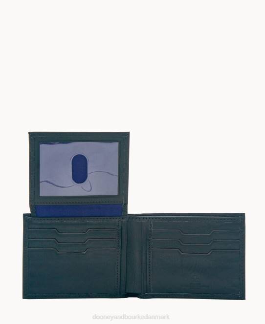 Dooney & Bourke florentinsk billfold med togpas JV0J4246 poser sort