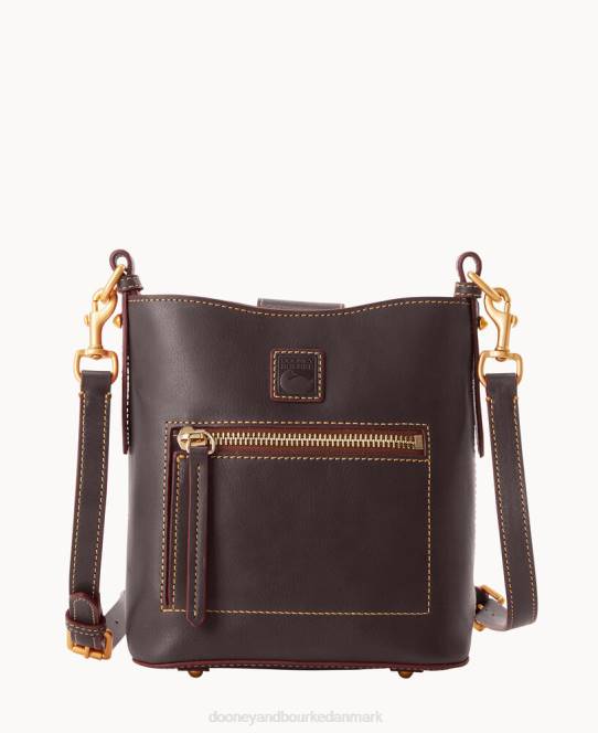 Dooney & Bourke florentinsk lille ridley JV0J1293 poser brun tmoro