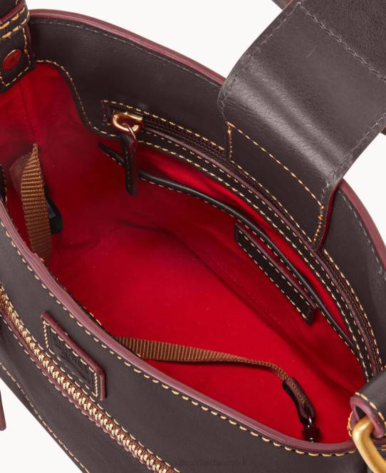 Dooney & Bourke florentinsk lille ridley JV0J1293 poser brun tmoro
