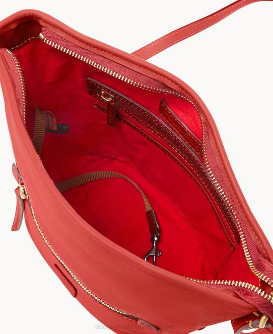 Dooney & Bourke florentinsk lynlåssæk JV0J2421 poser rød