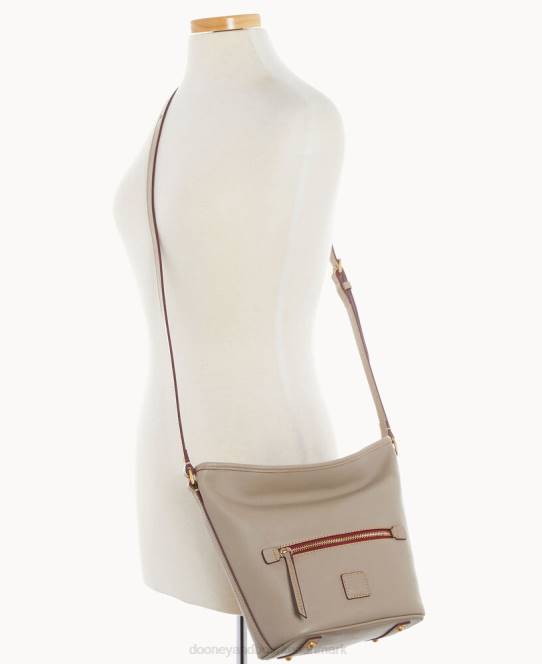 Dooney & Bourke florentinsk lynlåssæk JV0J2422 poser lys taupe