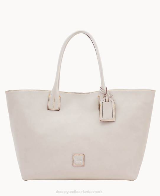 Dooney & Bourke florentinsk medium russel taske JV0J1198 poser ecru