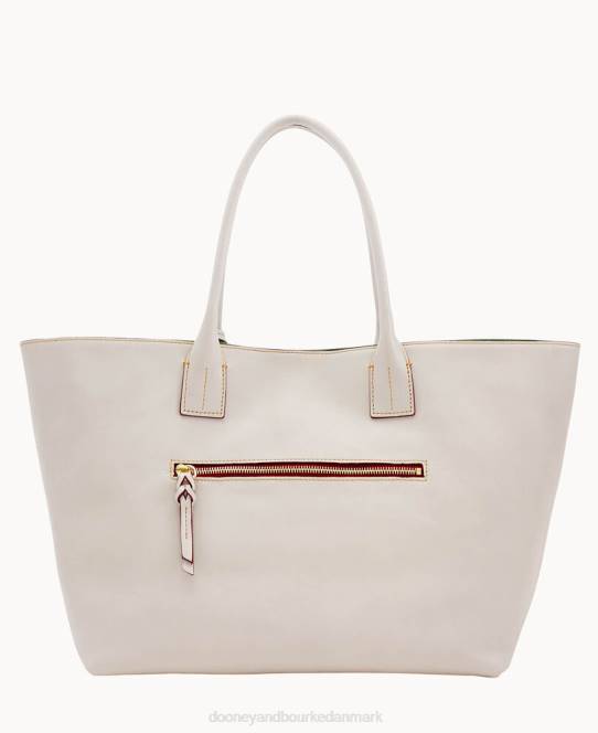 Dooney & Bourke florentinsk medium russel taske JV0J1198 poser ecru