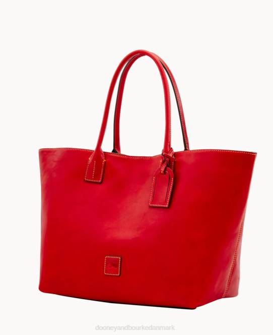 Dooney & Bourke florentinsk medium russel taske JV0J1199 poser rød