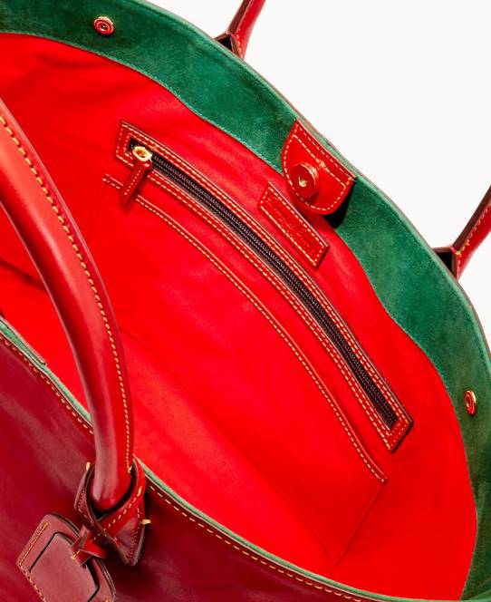 Dooney & Bourke florentinsk medium russel taske JV0J1199 poser rød