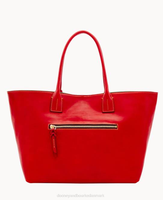 Dooney & Bourke florentinsk medium russel taske JV0J1199 poser rød