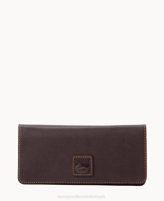 Dooney & Bourke florentinsk slank pung JV0J4719 poser brun tmoro