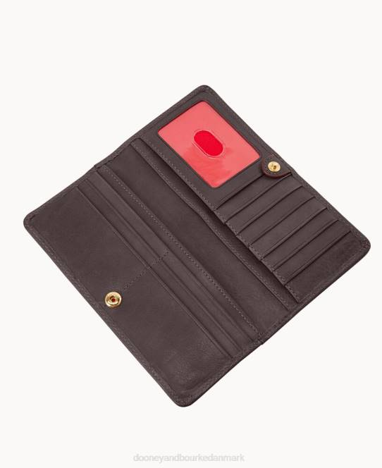 Dooney & Bourke florentinsk slank pung JV0J4719 poser brun tmoro