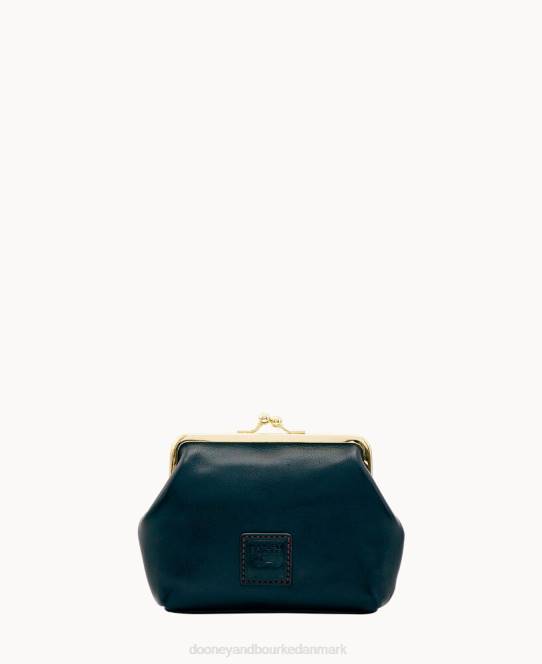 Dooney & Bourke florentinsk stor indrammet pung JV0J4452 poser sort