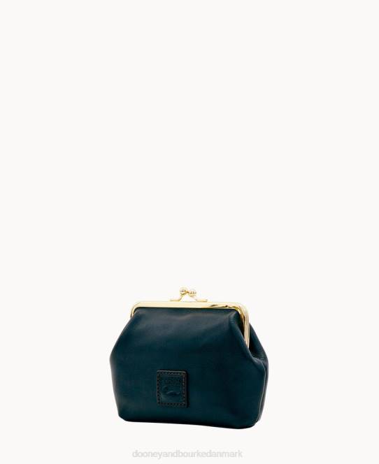 Dooney & Bourke florentinsk stor indrammet pung JV0J4452 poser sort