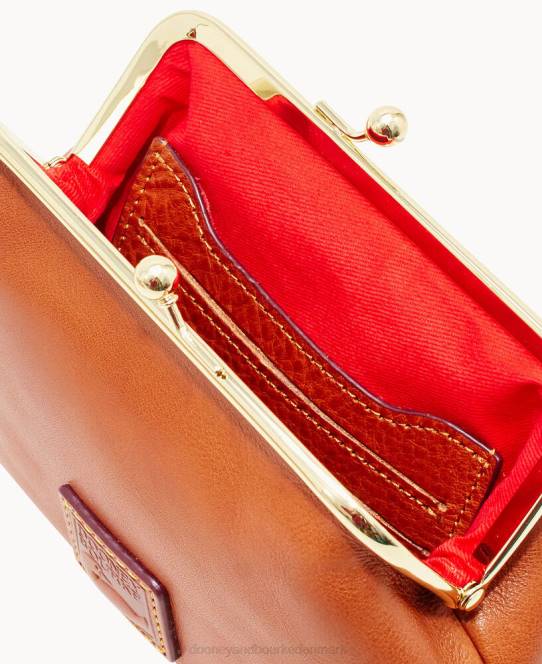 Dooney & Bourke florentinsk stor indrammet pung JV0J4453 poser naturlig