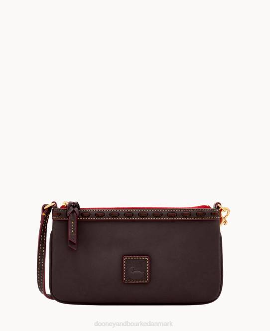 Dooney & Bourke florentinsk stort slankt armbånd JV0J4683 poser brun tmoro