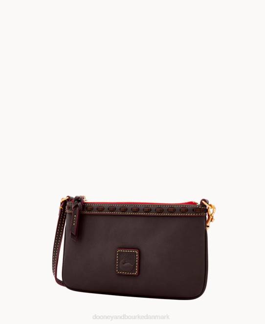 Dooney & Bourke florentinsk stort slankt armbånd JV0J4683 poser brun tmoro