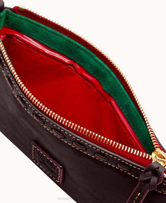 Dooney & Bourke florentinsk stort slankt armbånd JV0J4683 poser brun tmoro