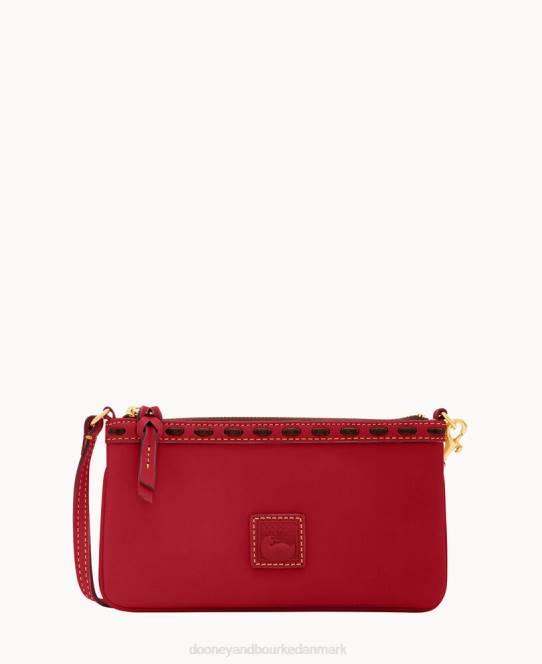 Dooney & Bourke florentinsk stort slankt armbånd JV0J4686 poser rød