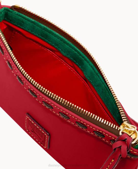 Dooney & Bourke florentinsk stort slankt armbånd JV0J4686 poser rød