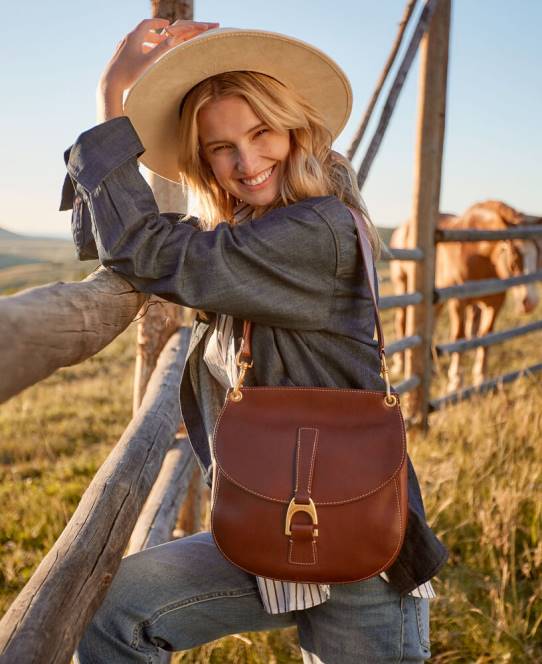 Dooney & Bourke florentinske nord syd reese JV0J3721 poser ecru