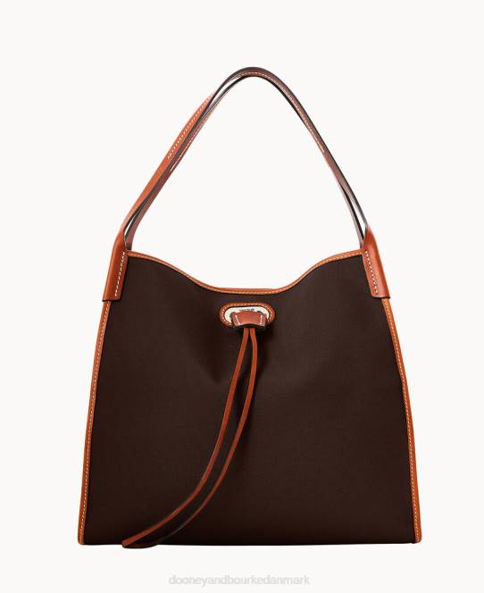 Dooney & Bourke oncour cabriolet fuld op JV0J3437 poser Brun