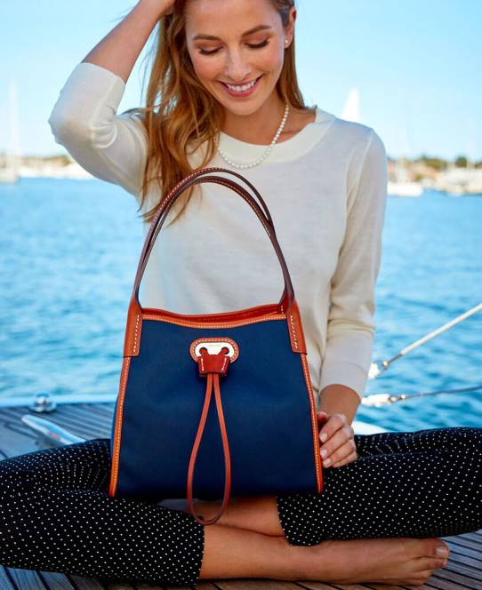 Dooney & Bourke oncour cabriolet mini fuld op JV0J3466 poser mørkegrå