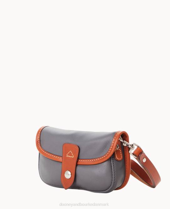 Dooney & Bourke oncour elba flap armbånd JV0J4413 poser trækul