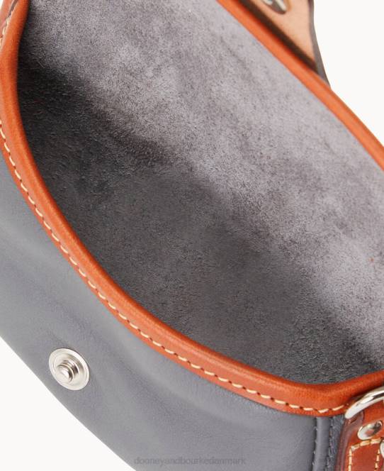 Dooney & Bourke oncour elba flap armbånd JV0J4413 poser trækul