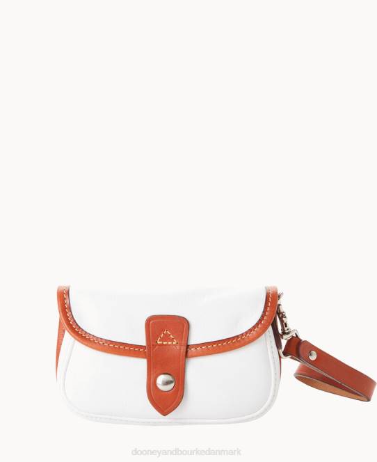 Dooney & Bourke oncour elba flap armbånd JV0J4419 poser hvid