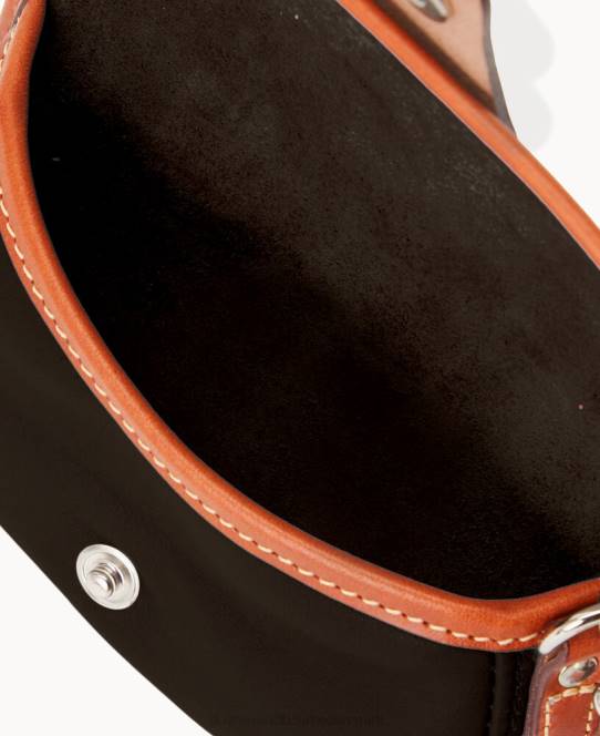 Dooney & Bourke oncour elba flap armbånd JV0J4423 poser brun tmoro