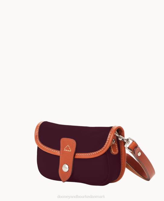 Dooney & Bourke oncour elba flap armbånd JV0J4424 poser bordeaux