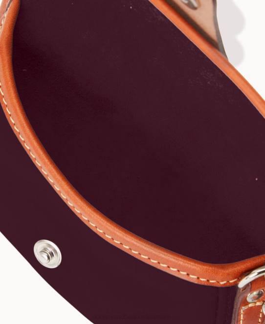 Dooney & Bourke oncour elba flap armbånd JV0J4424 poser bordeaux
