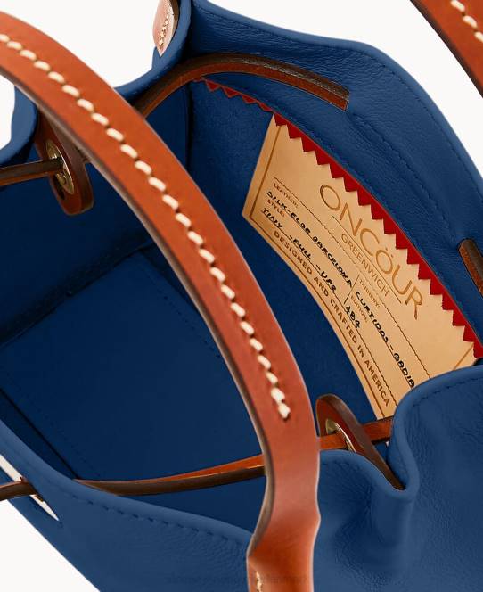 Dooney & Bourke oncour roux polo lille fuld op JV0J3470 poser midnatsblå