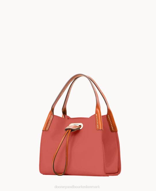 Dooney & Bourke oncour roux polo lille fuld op JV0J3472 poser støvet rose