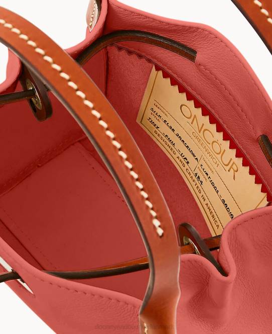 Dooney & Bourke oncour roux polo lille fuld op JV0J3472 poser støvet rose