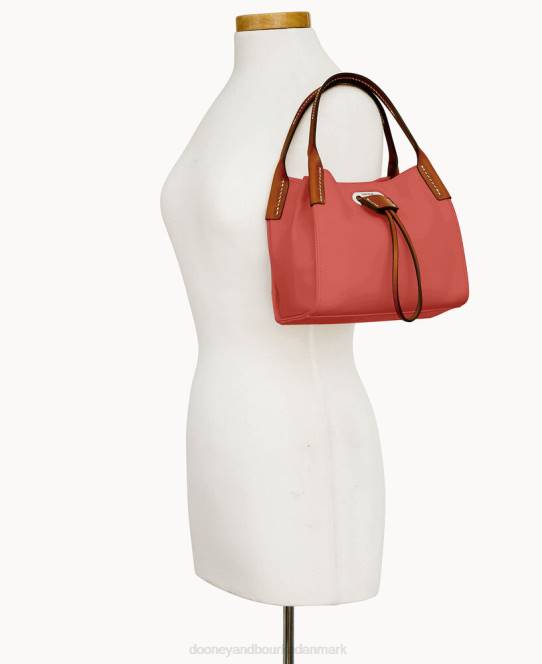 Dooney & Bourke oncour roux polo lille fuld op JV0J3472 poser støvet rose