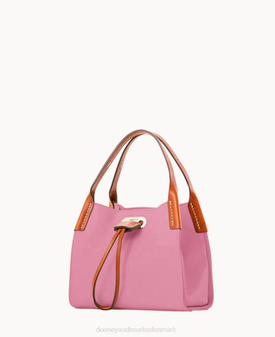 Dooney & Bourke oncour roux polo lille fuld op JV0J3474 poser lyserød