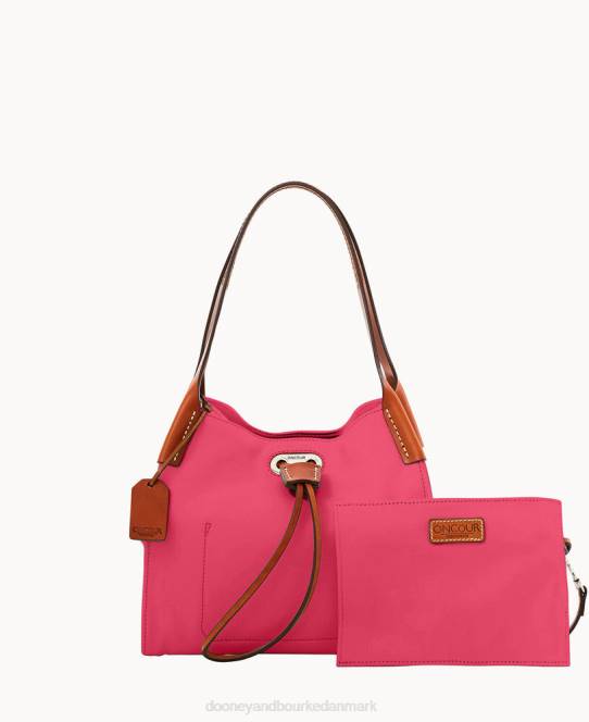 Dooney & Bourke oncour roux polo mini fuld op to JV0J3329 poser lyserød
