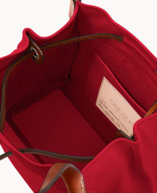 Dooney & Bourke oncour roux polo mini fuld op to JV0J3330 poser rød