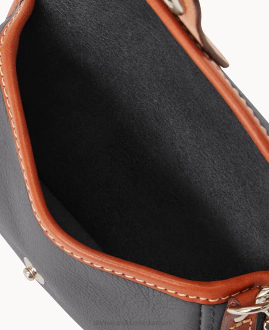 Dooney & Bourke oncour twist flap armbånd JV0J4460 poser sort