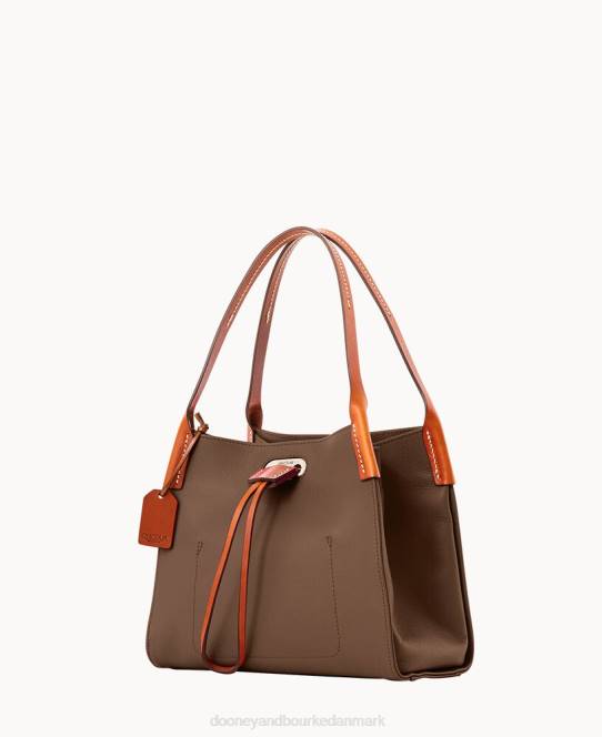 Dooney & Bourke oncour twist mini fuld op JV0J3453 poser mørk taupe
