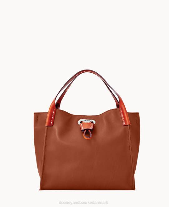 Dooney & Bourke oncour victoria mini fuld op JV0J3508 poser kastanje