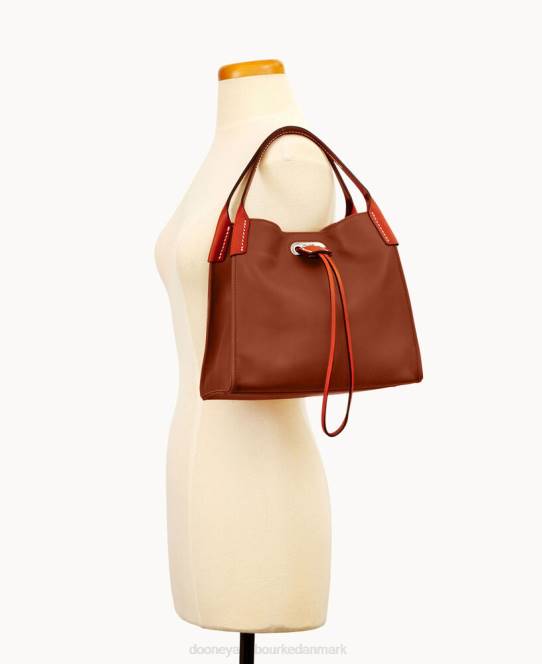 Dooney & Bourke oncour victoria mini fuld op JV0J3508 poser kastanje
