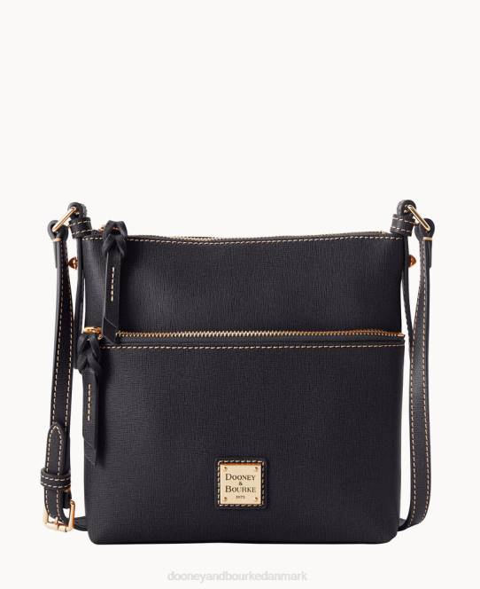 Dooney & Bourke saffiano brevbærer JV0J2323 poser sort