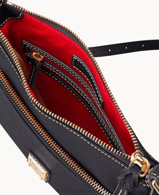 Dooney & Bourke saffiano brevbærer JV0J2323 poser sort
