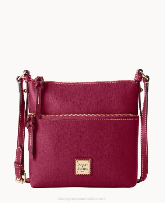 Dooney & Bourke saffiano brevbærer JV0J2324 poser tranebær