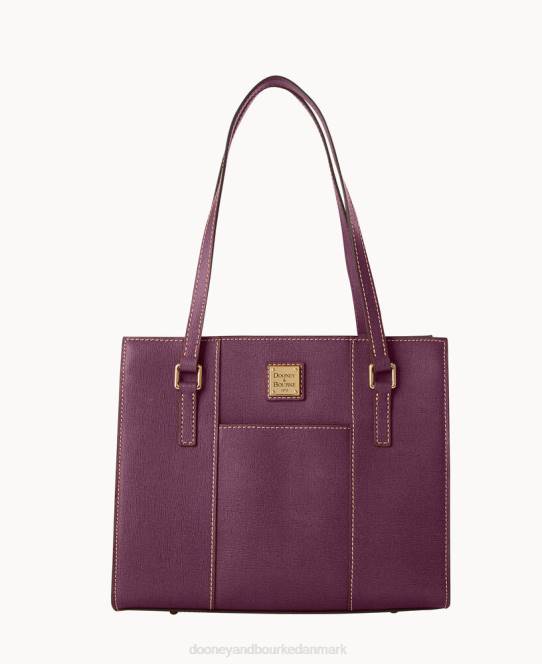 Dooney & Bourke saffiano charlotte JV0J3114 poser blomme vin