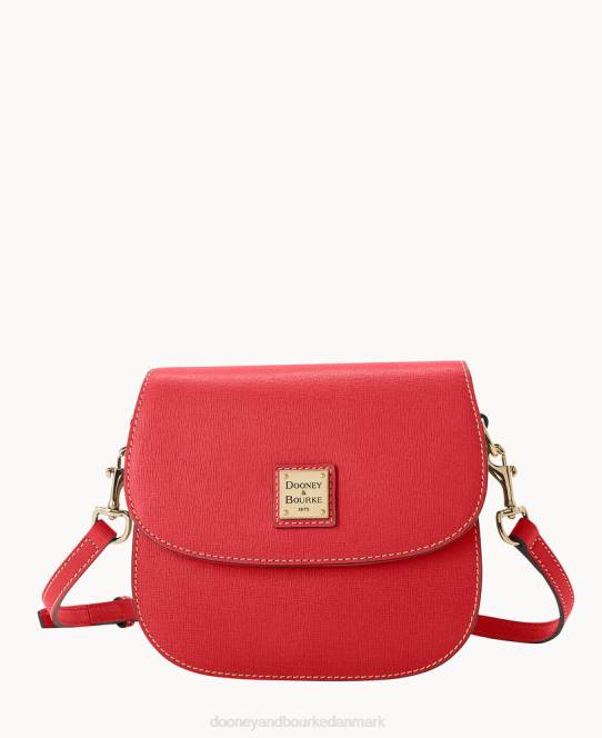 Dooney & Bourke saffiano sadeltaske JV0J1638 poser tomat