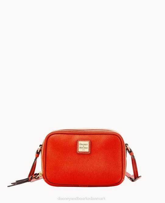 Dooney & Bourke saffiano savmaskine JV0J1644 poser brændt orange