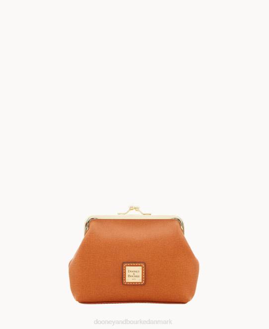 Dooney & Bourke saffiano stor indrammet pung JV0J4503 poser naturlig