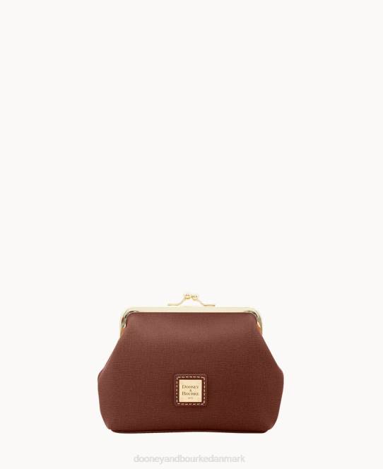 Dooney & Bourke saffiano stor indrammet pung JV0J4505 poser rav
